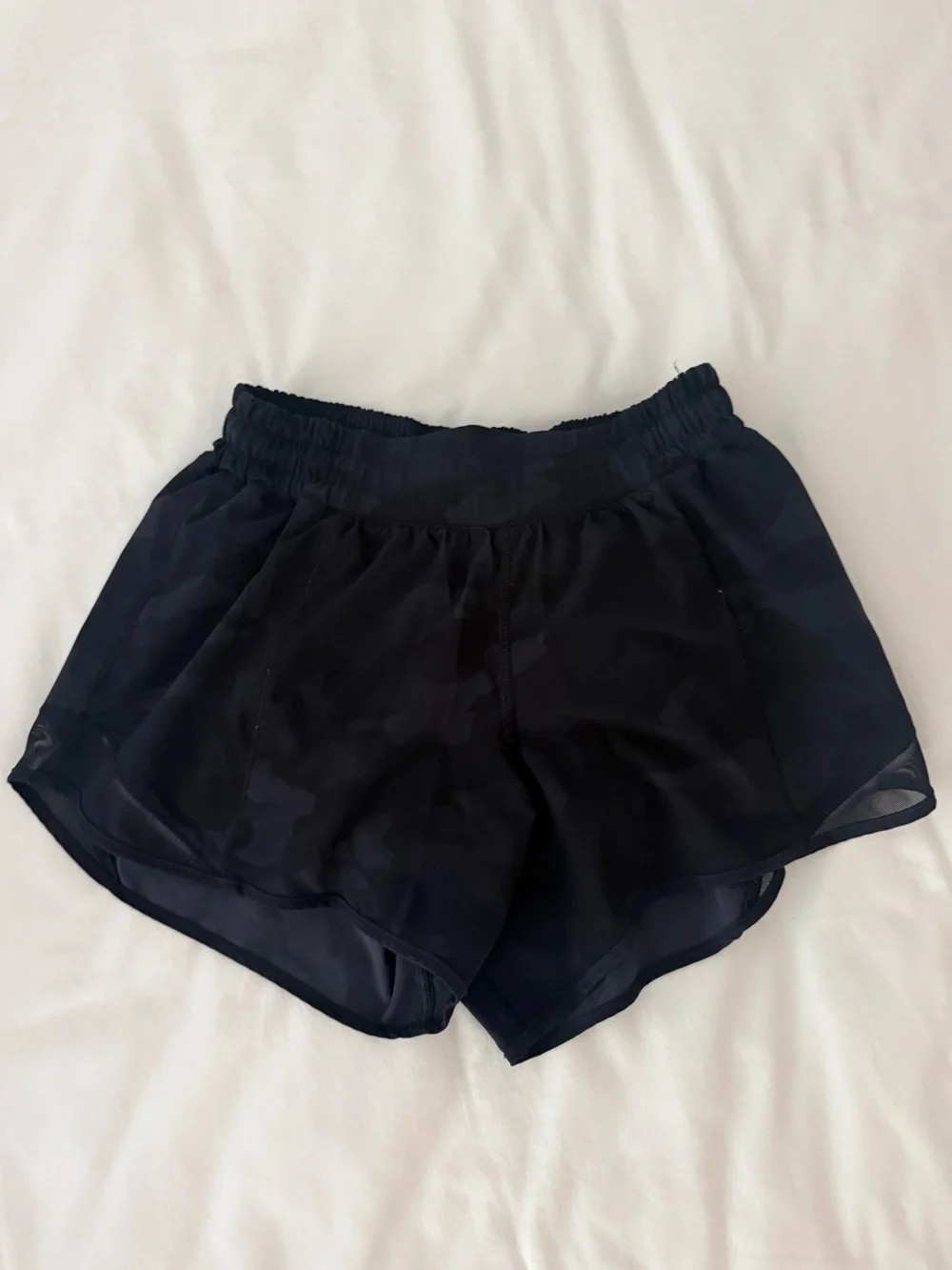 lululemon athletica Black Camo Athletic Shorts